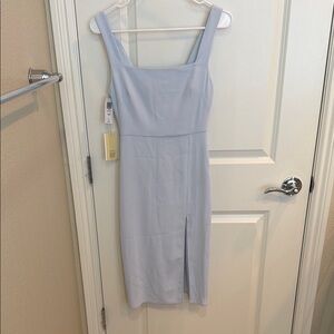 Aritzia Light Blue Midi Dress